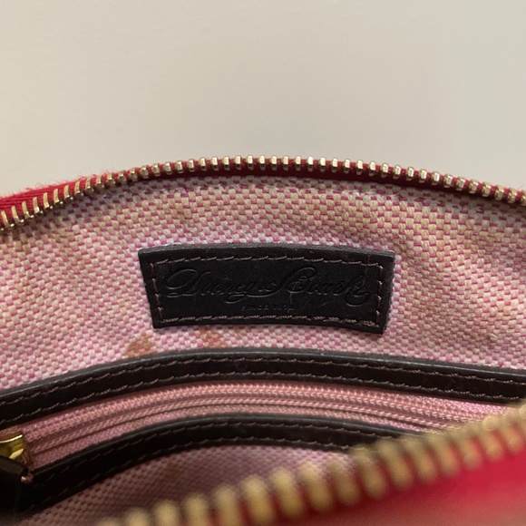 Dooney & Bourke Red and Black Croc Crossbody Bag - Picture 5 of 12